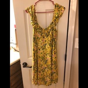 Spring floral dress